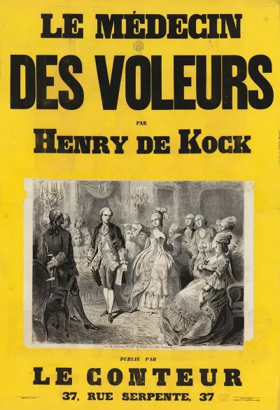 Le Medecin Des Voleurs Par Henry De Kock