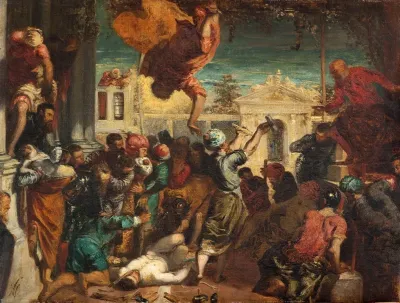 Le Miracle De Lesclave Copie Dapres Tintoret Ou Le Martyre De Saint Marc