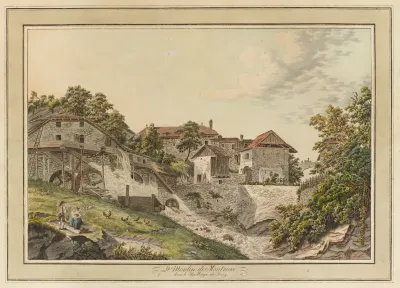 Le Moulin De Montreux Dans Le Bailliage De Vevey