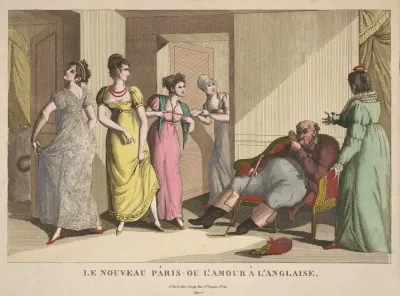 Le Nouveau Paris Ou Lamour A Langlaise The New Paris Or Love In The English Style