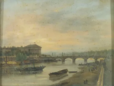 Le Palais Bourbon Et Le Pont Louis Xvi Pont De La Concorde