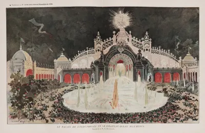 Le Palais De Delectricite Et Le Chateau Deau Illumines