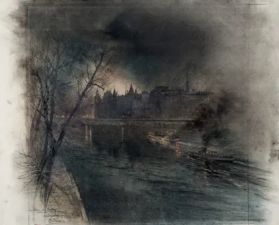 Le Palais De Justice Vu Du Pont Neuf