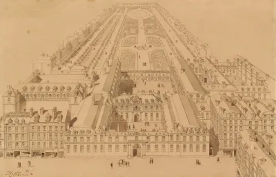 Le Palais Royal En 1670