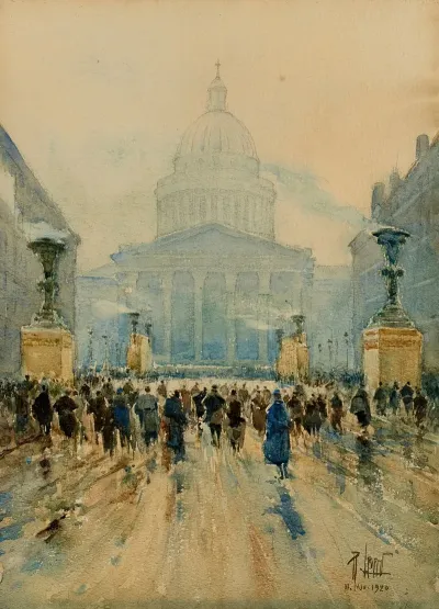 Le Pantheon Le 11 Novembre 1920