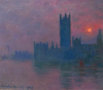 Le Parlement Soleil Couchant