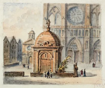 Le Parvis De Notre Dame De Paris