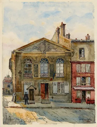 Le Pavillon De Police Du Marche Aux Chevaux Rue Geoffroy Saint Hilaire