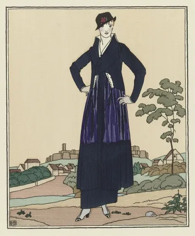 Le Paysage Romantique Costume Tailleur De Worth