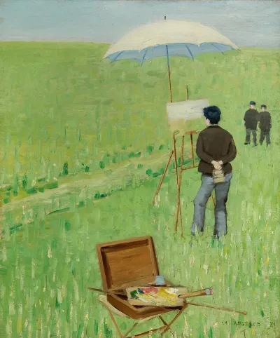 Le Peintre En Plein Air