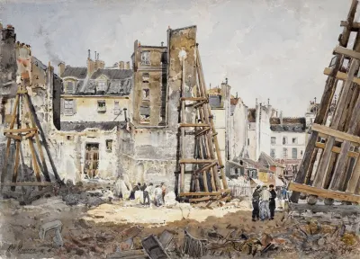 Le Percement De La Rue Danton