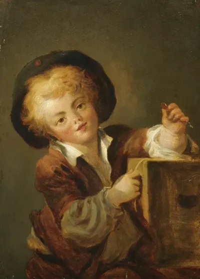 Le Petit Garcon A La Curiosite A Little Boy With A Curiosity