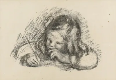 Le Petit Gracon Au Porte Plume Claude Renoir Ecrivant