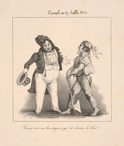 Le Peuple Au 27 Juillet 1831 The People On July 27 1831