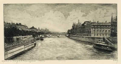Le Pont Au Change Et Le Palais De Justice