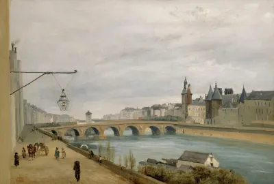 Le Pont Au Change Vu Du Quai De Gesvres