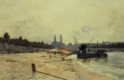 Le Pont De Lalma Et Lancien Trocadero Vus Du Quai Dorsay
