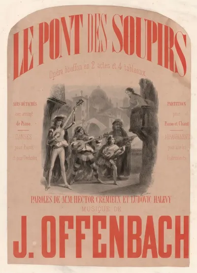 Le Pont Des Soupirs Opera Bouffon En 2 Actes Et 4 Tableaux