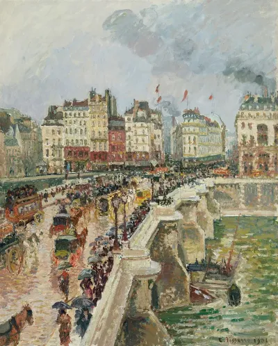 Le Pont Neuf Apres Midi De Pluie