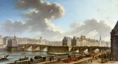 Le Pont Neuf Et La Cite Vus Du Quai De Conti