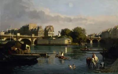 Le Pont Neuf Et La Pointe De Lile De La Cite