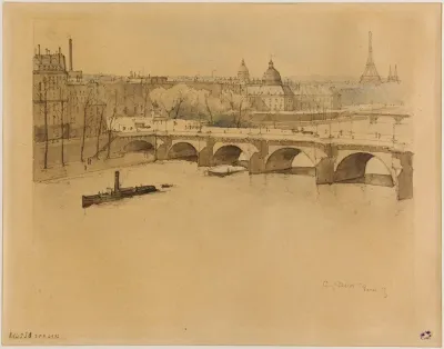 Le Pont Neuf Grand Bras De La Seine