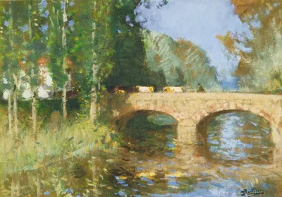 Le Pont Sur La Riviere