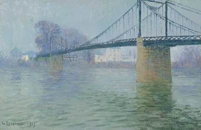 Le Pont Suspendu A Triel