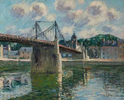 Le Pont Suspendu Delbeuf