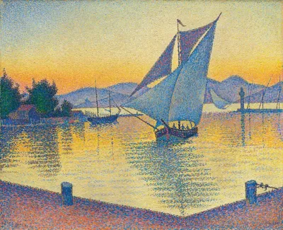 Le Port Au Soleil Couchant Opus 236 Saint Tropez