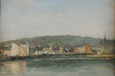 Le Port De Trouville Le Matin