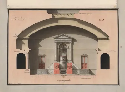 Le Preche Du Chateau Est Construit Dans Laile Droite