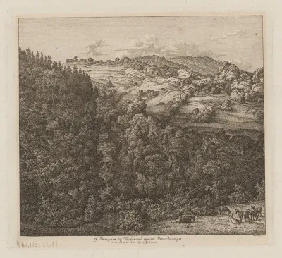 Le Precipice Du Toubenloch Derriere Boucheamps Aux Environs De Bienne
