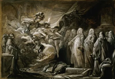 Le Prevot Des Marchands Et Les Echevins De La Ville De Paris Allegorie Au Traite De Paris 10 Fevrier 1763
