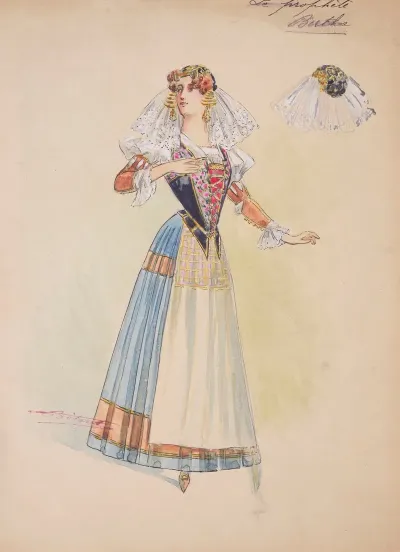 Le Prophete Douze Maquettes De Costumes 13