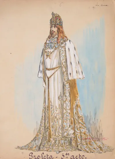 Le Prophete Douze Maquettes De Costumes 6