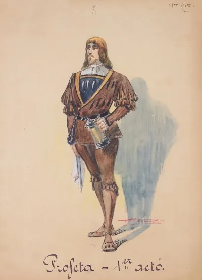 Le Prophete Douze Maquettes De Costumes 8