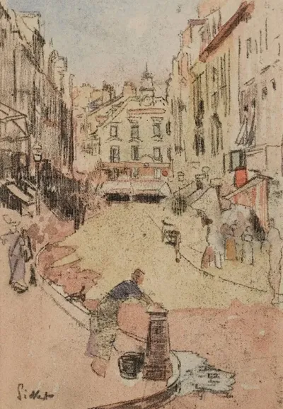 Le Puits Sale Rue De La Barre And The Cafe Des Tribunaux