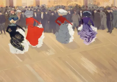 Le Quadrille Au Moulin Rouge 1902