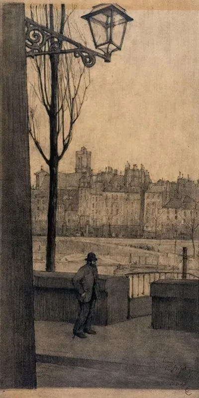 Le Quai De Lhotel De Ville Pris Du Quai Bourbon