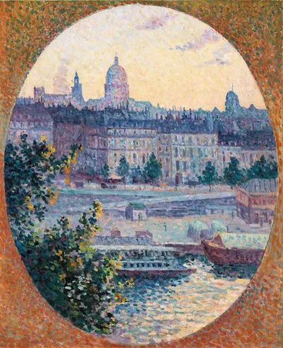 Le Quai Montebello Et La Colline Sainte Genevieve