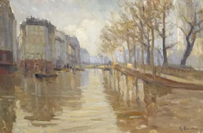 Le Quai Montebello Inondations De 1910