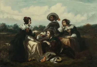 Le Recit Personnages En Costume Louis Xiii