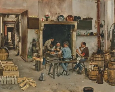 Le Repas Des Ouvriers