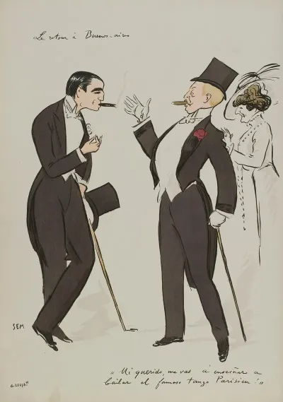 Le Retour A Buenos Aires Carlos Gardel Boni De Castellane Melle Iznaga