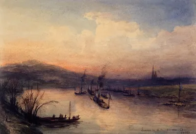 Le Retour Des Cendres De Napoleon Ier 1840 La Seine Pres De Saint Denis