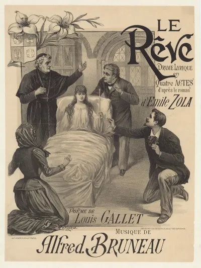Le Reve Drame Lyrique En 4 Actes Dapres Le Roman Demile Zola