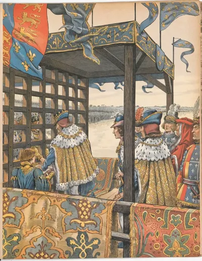 Le Rois Louis Xi Et Edouard Iv A Picquigny Le Traite De Picquigny