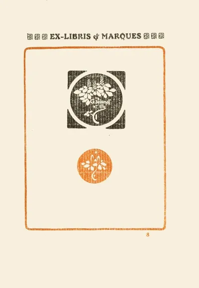 Le Second Livre Des Monogrammes Marques Cachets Et Es Libris Pl 08