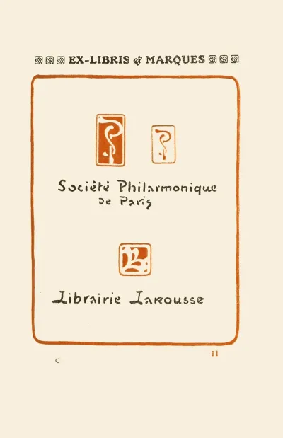 Le Second Livre Des Monogrammes Marques Cachets Et Es Libris Pl 09